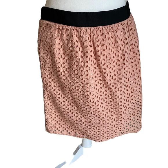 Loft Eyelet Mini Skirt Size 8 NWT - Picture 2 of 7